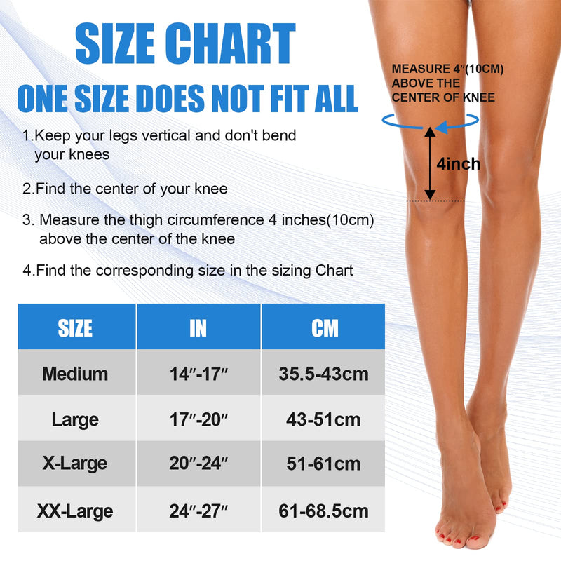 NEENCA Knee Brace with Side Stabilizers & Patella Gel Pads, Adjustable Compression Knee Support Braces for Knee Pain, Meniscus Tear,ACL,MCL,Arthritis, Joint Pain Relief,Injury Recovery L Black - NewNest Australia