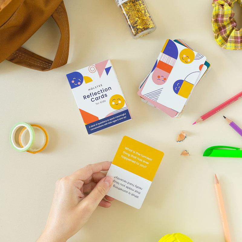 Kids Reflection Cards - A Deck of question Cards Designed for Kids to Engage Young Minds by Sharing Stories, expressing Feelings, and Revealing Hopes and Dreams. - NewNest Australia