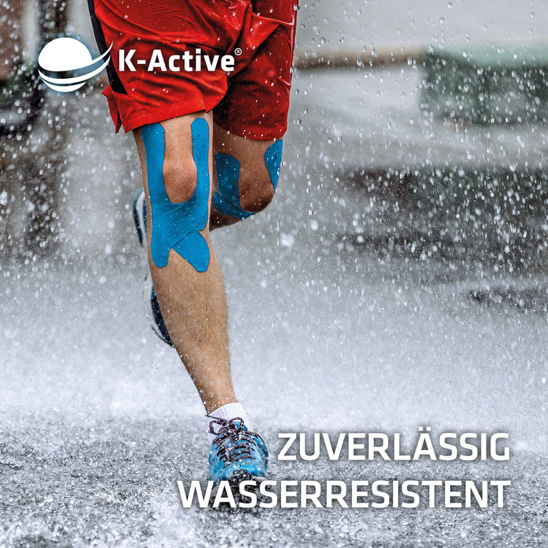 K-Active Tape Classic | Kinesio tapes super skin-friendly | waterproof | Kinesiology tape for sports & therapy, extra long hold | [5cmx5m] black K-night - NewNest Australia