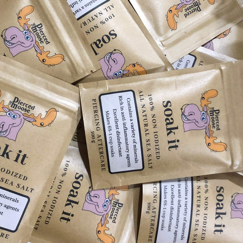 Soak It Piercing Aftercare 100% Non Iodized Natural Sea Salt - NewNest Australia