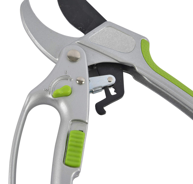 Garden Guru Ratchet Hand Pruning Shears - Professional Dual Mode Garden Clippers with Ergonomic Grip - Makes Tough Cuts Easy 1 Pack - NewNest Australia