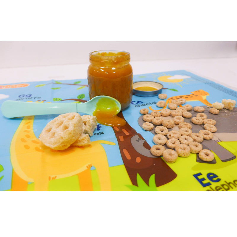 Neat Solutions Table Topper Disposable Stick-on Placemats in Reusable Package, Gender Neutral, 12" x 18", 60 Count (Pack of 1) (Styles May Vary) - NewNest Australia