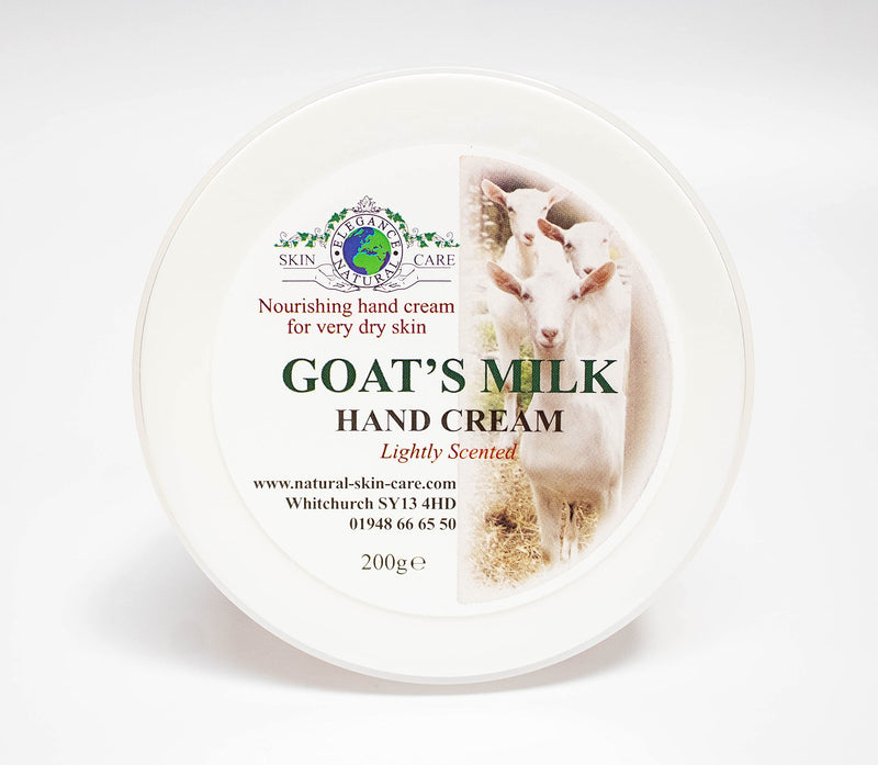 August Offer-Goat's Milk Nourishing Hand Cream 200g by Elegance Natural Skin Care. Formulated for dry, sensitive skin. MULTI AWARD WINNING. - NewNest Australia