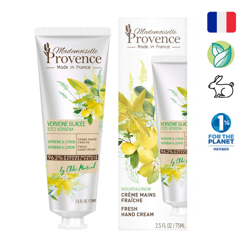 Mademoiselle Provence Hand Cream Fresh Verbena and Lemon Pack of 2 - NewNest Australia