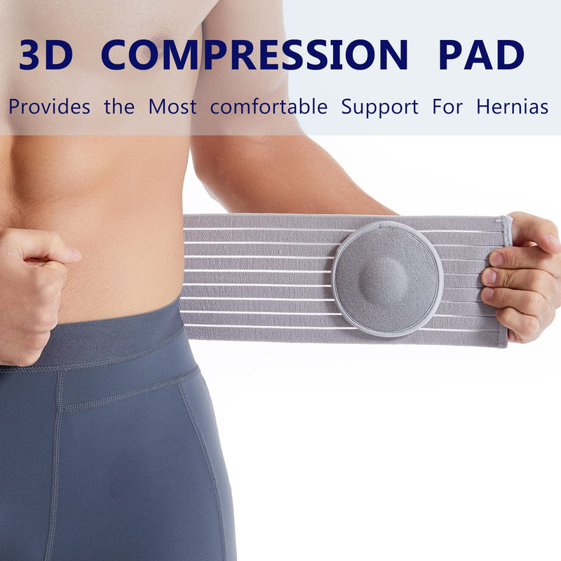 gagaiuco Umbilical Hernia Belt for Men and Women - Abdominal Support Bandage with Compression Pads - Navel, Belly Button, Upper Abdominal and Abdominal Hernia Prevention Aid. XL1 - NewNest Australia