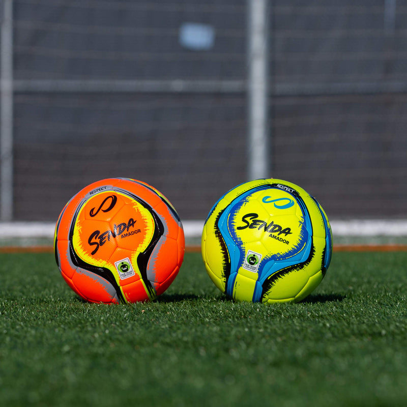 Senda Amador Training Soccer Ball, Fair Trade Certified White/Orange Size 3 - NewNest Australia