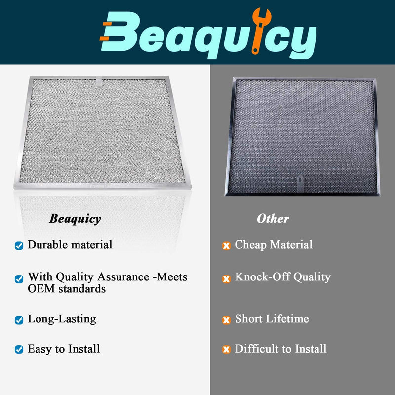 BPS1FA30 Range Hood Aluminum Filter 11-3/4" x 14-1/4" x 3/8" by Beaquicy - Replacement for Broan, Nutone Mesh Aluminum Hood Grease Range Hood -Replaces 99010299 S99010299 S99010305 AP3378953 8322 - Pack of 2 - NewNest Australia