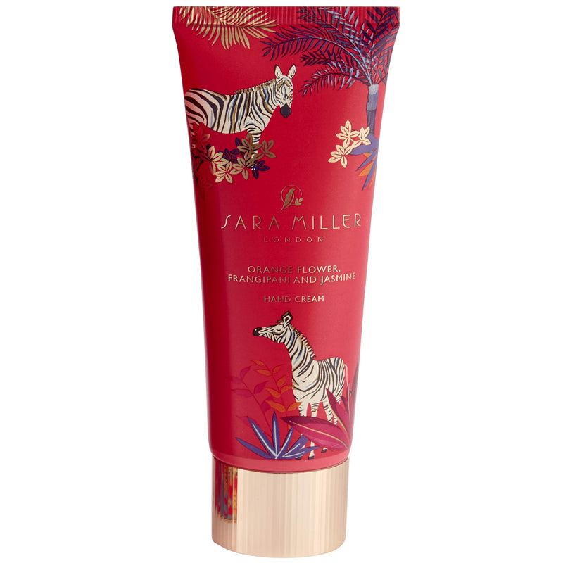 Sara Miller Beauty Everyday Hand Cream In Gift Box with Orange Flower, Frangipani & Jasmine, Red, 0.12 kg, FG8430 - NewNest Australia