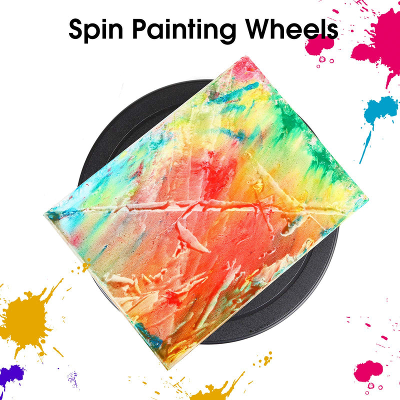 Kootek 11 Inch Rotate Turntable Sculpting Wheel Revolving Cake Turntable Black Painting Turn Table Lightweight Stand for Paint Spraying Spinner, Cake Decorating, Displaying Item - NewNest Australia