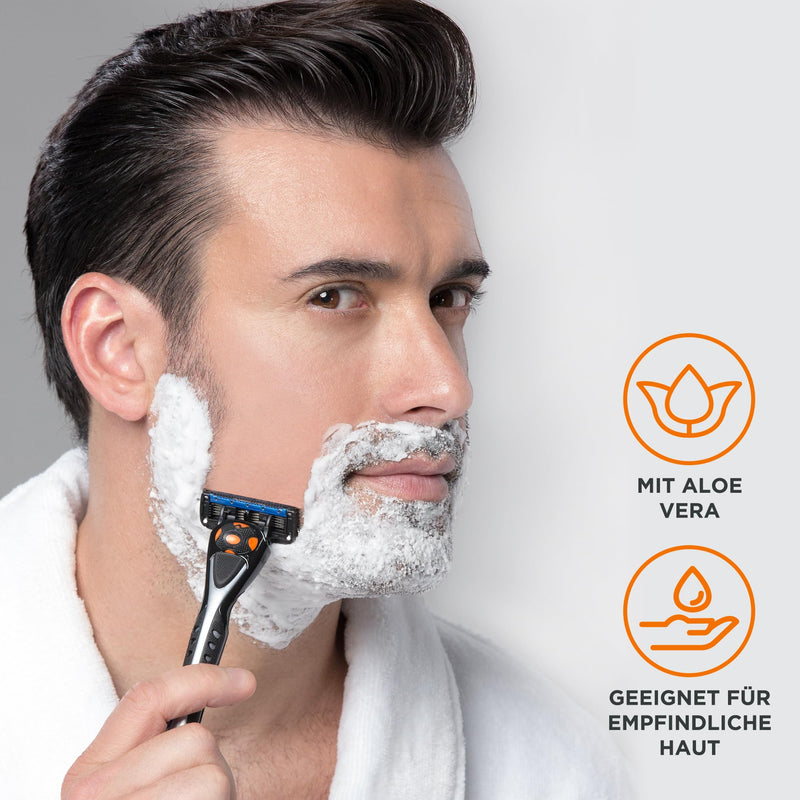 by Amazon Men's Razor with 5 Blades, Multi-Colour, 17 Piece Set, 1 Piece + 16 Refill Packs Modern - NewNest Australia