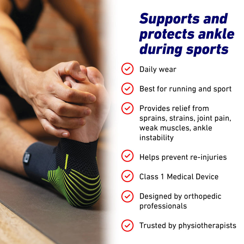 Neo G Ankle Support Running – Sport Ankle Brace – Ankle Compression Support - Breathable, Lightweight, Elastic Ankle Bandage Support for Sprains, Strains, Weak Ankles, Injury Recovery, Joint Pain - M Medium: 20 – 23 CM/7.9 – 9.1 IN - NewNest Australia