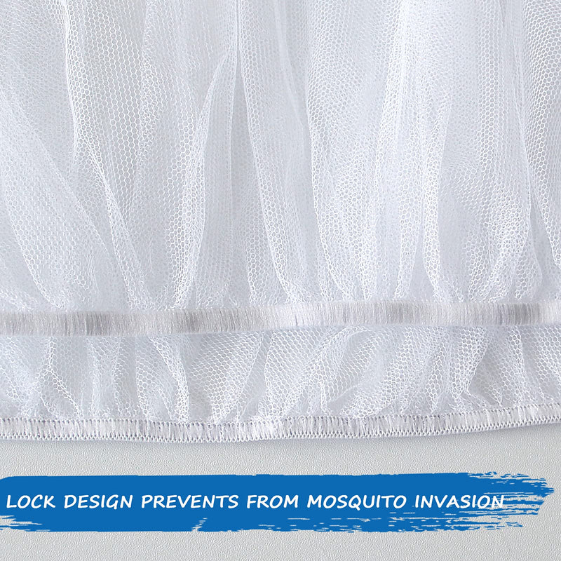 Baby Mosquito Net for Stroller, Durable Bug Net for Stroller, Bassinets, Cradles, Playards, Pack N Plays and Portable Mini Crib, Portable & Durable Baby Insect Netting - NewNest Australia