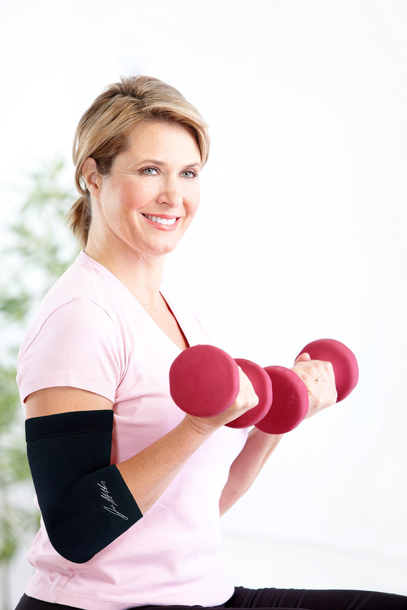 Doctor Developed Copper Elbow Support Compression Sleeve and Doctor Written Handbook- Relief from Tennis/Golfers Elbow & Other Elbow Conditions - Excellent Customer Support L (Pack of 1) - NewNest Australia
