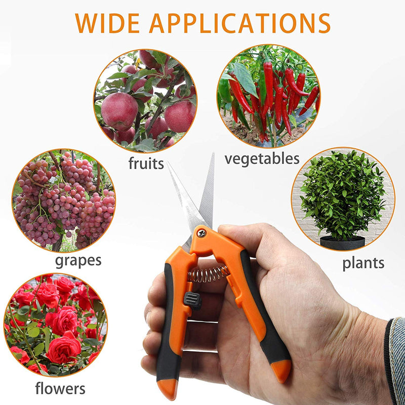 GARTOL Micro-Tip Pruning Snips - Garden Pruning Shears with Precise Cuts, Hand Pruner Design for Those with Arthritis or Limited Hand Strength - NewNest Australia