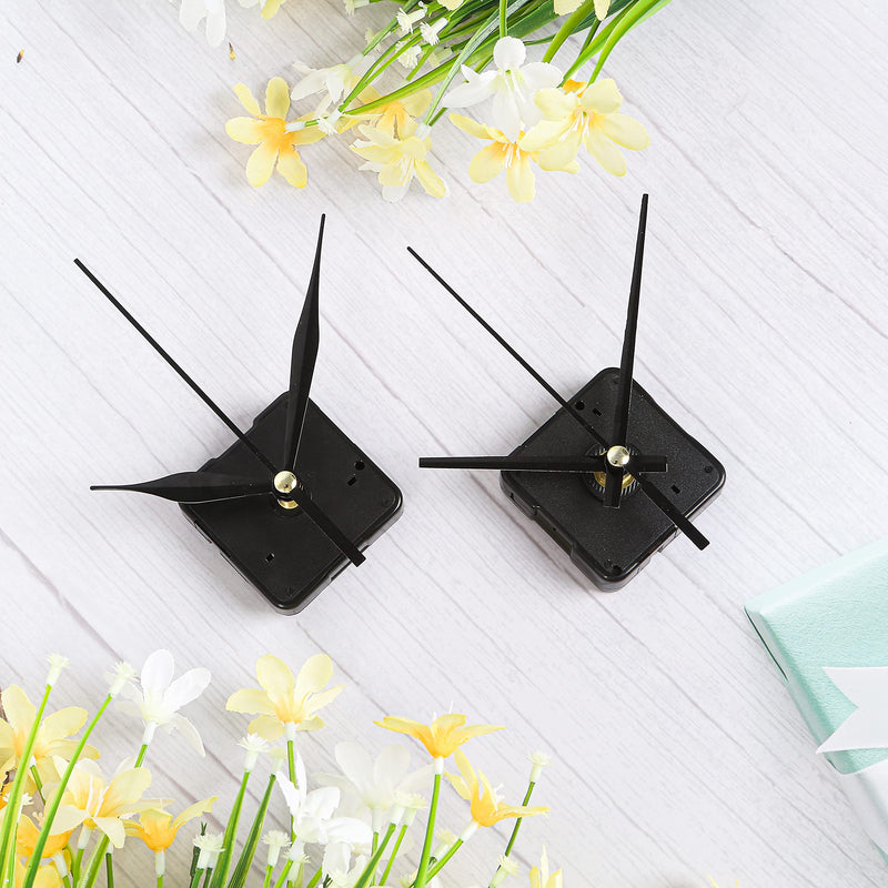 5pcs High Torque Quartz Clock Movement Mechanism Replacement Clock Kit with 12 Different Pairs of Hands Clock for DIY Handicrafts Repair Clock Parts Shaft Lengths 13mm 18mm - NewNest Australia