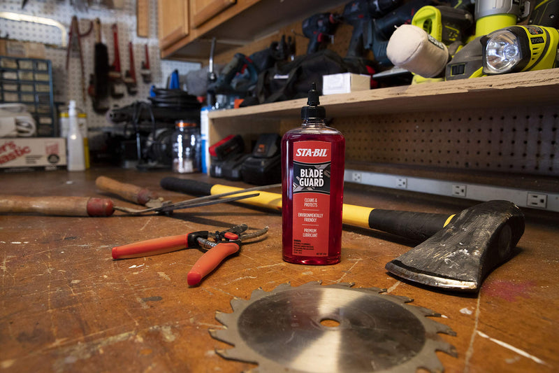 STA-BIL Blade Guard - Premium Blade Lubricant, Helps Maintain Blade Edge, Will Not Harm Plants, Protects Against Rust and Corrosion, Safe for Use On Gas and Electric Equipment, 12oz (22503) , Orange - NewNest Australia