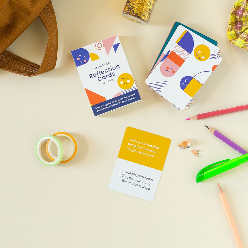 Kids Reflection Cards - A Deck of question Cards Designed for Kids to Engage Young Minds by Sharing Stories, expressing Feelings, and Revealing Hopes and Dreams. - NewNest Australia