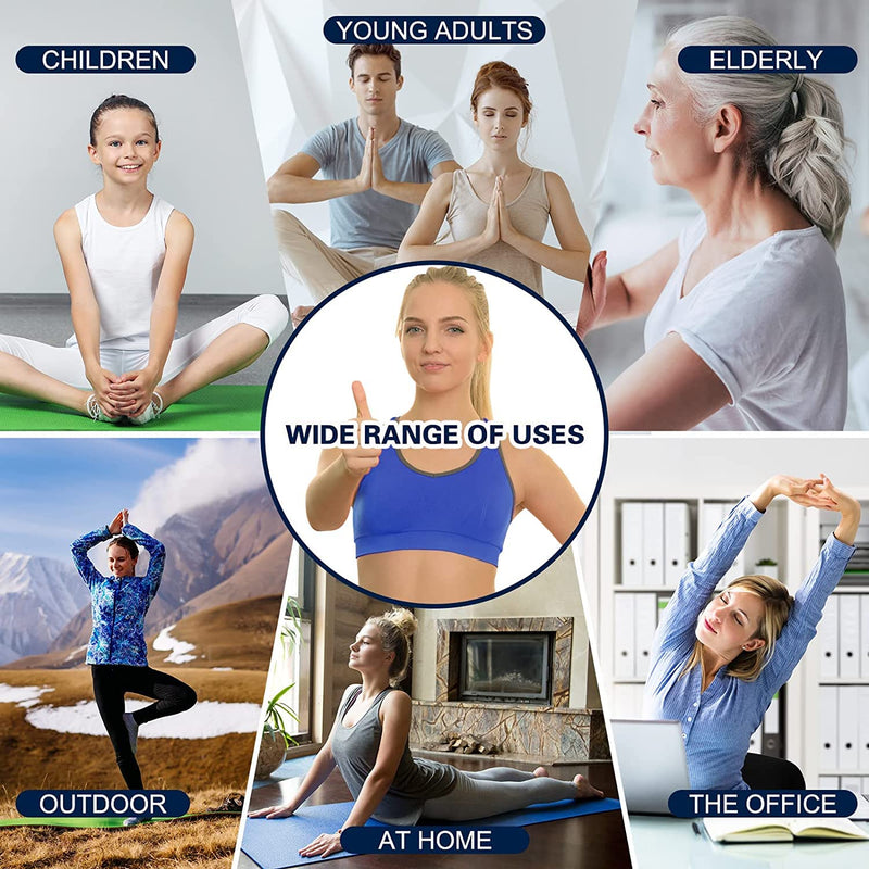 Foot and Calf Stretcher for Plantar Fasciitis, Achilles Tendonitis, Heel Spurs and Foot Drop, Improve Muscle Strength Relief Foot Pain Leg Stretcher Yoga Stretching Strap for Thigh Calf and Hamstring - NewNest Australia