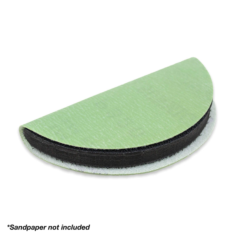 TGR Half Moon Hand Sanding Pad - Hook and Loop (2 Pack) (6 inch) 6 inch - NewNest Australia