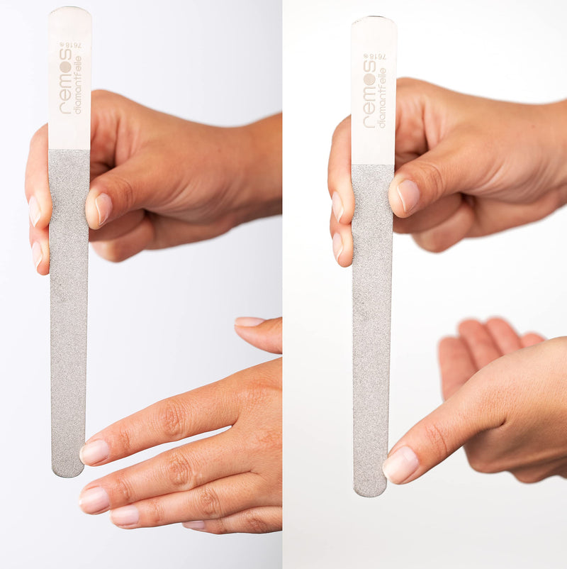 REMOS diamond nail file 20 cm rough and fine - also for calluses on the tips of toes - NewNest Australia