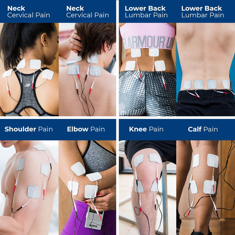 TENS 7000 Digital TENS Unit with Accessories - TENS Unit Muscle Stimulator for Back Pain, General Pain Relief, Neck Pain, Muscle Pain - NewNest Australia