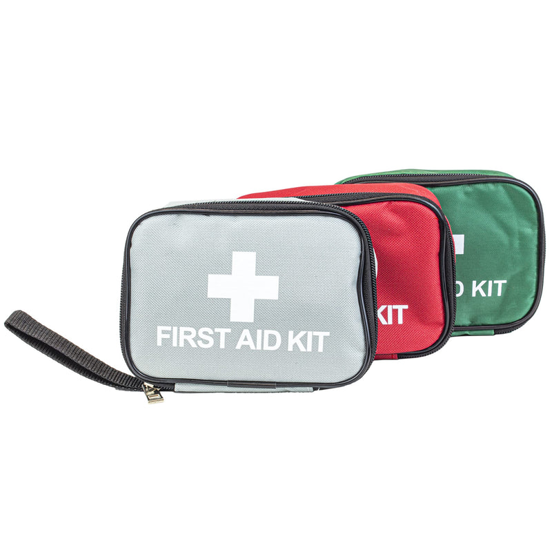 Clay Roberts First Aid Kit, Grey, Compact First Aid Kit Bag, Bandages, Dressing Pads, Plasters, Emergency & Medical Supplies, 1st Aid Kit Bag for Travel, Home, Family, Holidays, Cars and Camping - NewNest Australia