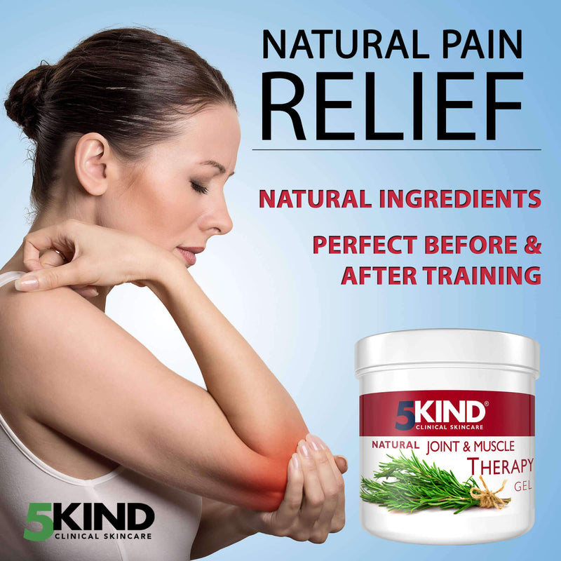 5Kind Natural Pain-Relieving Gel Against Joint And Muscle Pain, Proven Anti-Inflammatory Effect, Unique Deep Penetrating Effective Formula, Suitable For Muscles, Knees, Joints, Hands - NewNest Australia