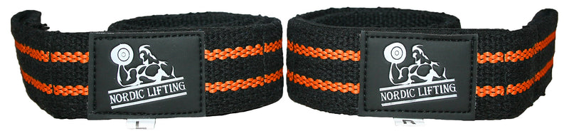 Lifting Straps (2 Pairs/4 Straps) for Weightlifting/Cross Training/Workout/Gym/Powerlifting/Bodybuilding-Support for Women & Men - Premium Quality Equipment & Accessories -Avoid Injury Red/Orange - NewNest Australia
