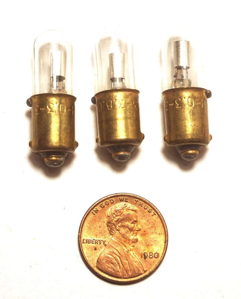 NewNest Australia - Mini Nixie Bulb neon Tube Light DIY Clock etc INA+TN-0.3-3 Set 3pcs 