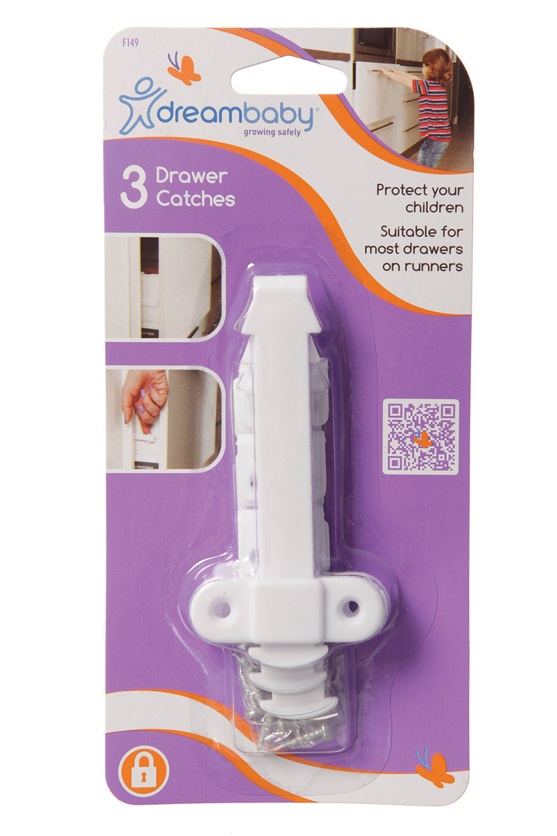 Dreambaby Drawer Catches, 3 Count - NewNest Australia