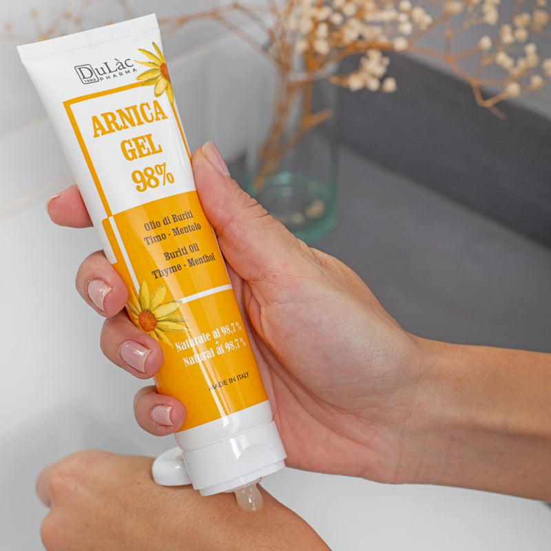 Dul√†C Arnica Gel Extra Strong And Highly Concentrated (98% Arnica Montana), Fast Effect - Cool Muscle Soreness Gel For Muscle Relaxation - Natural Formula And Dermatologically Tested - 100 Ml - NewNest Australia