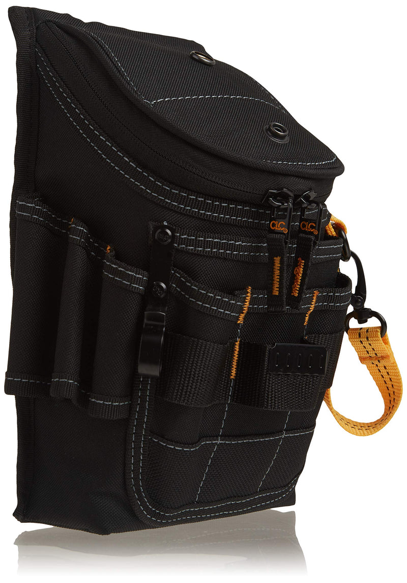 CLC Custom Leathercraft 1524 Ziptop Utility Pouch, Medium , Black , 11 POCKET - NewNest Australia