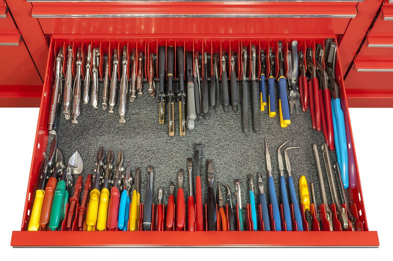 Ernst Manufacturing 5500 Plier Pro 10 Tool Capacity No-Slip Plier Organizer Red - NewNest Australia