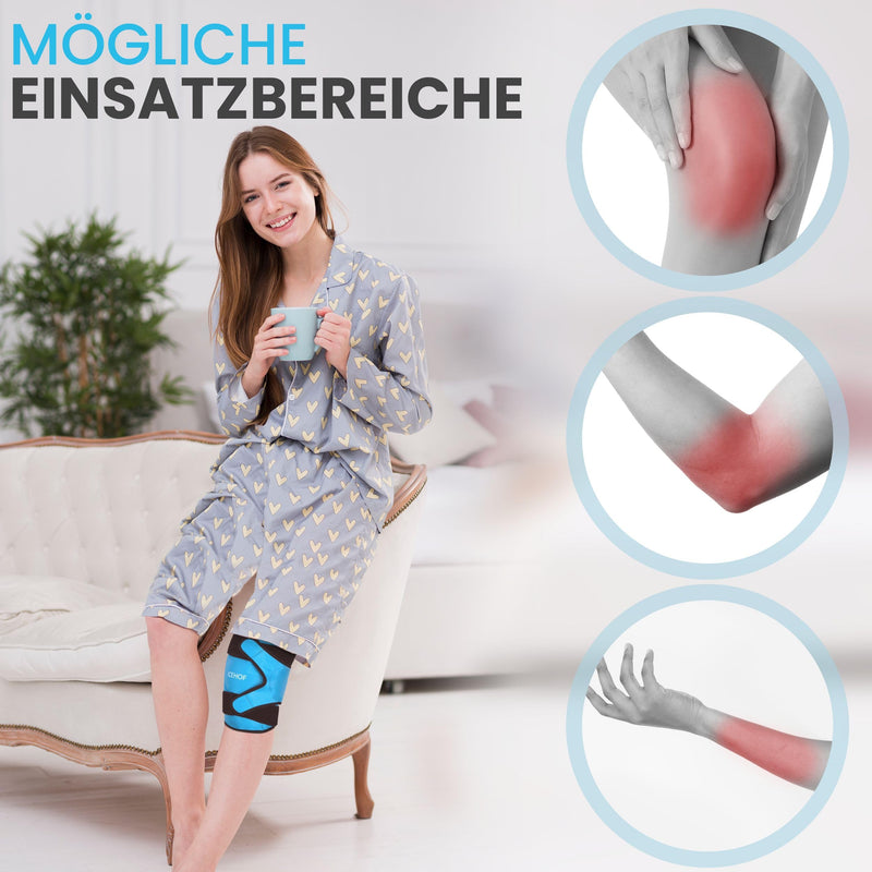 Icehof Knee Cooling Cuff ‚ Universal Use ‚ Cooling Pad Knee ‚ Cooling Pad Knee Support For Knee Pain ‚ Cooling Pads Cooling Pack Large Cooling Pack Knee Cooling Bandage Knee - NewNest Australia