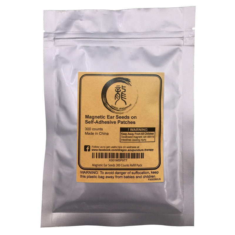 Dragon Acupuncture Magnetic Acupressure Ear Beads Pellets Seeds 300 Counts Refill Pack - NewNest Australia