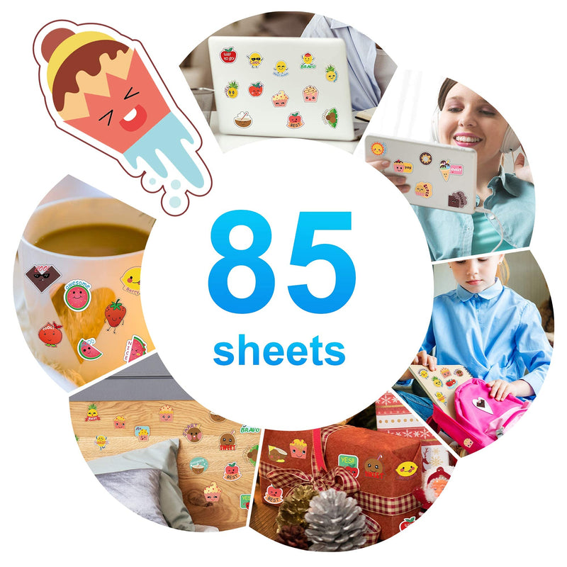 HORIECHALY Scratch and Sniff Stickers, 85 Sheets with 17 Different Scents. More 320 Designs as Rewards, Christmas Gifts, Decorations, Games for Children, Teachers, Parents, etc. Green - NewNest Australia