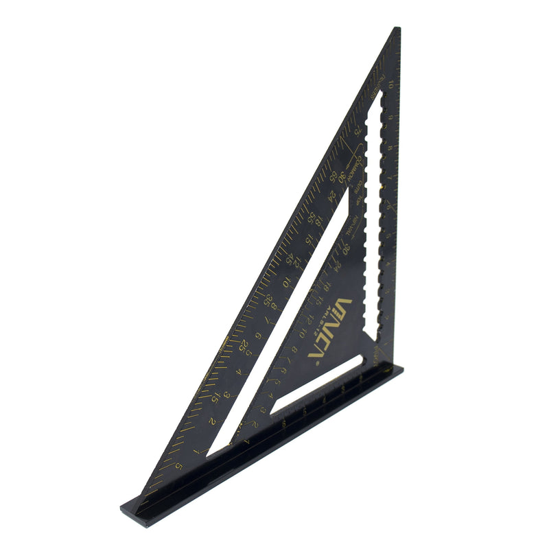 VINCA ARLS-12 Aluminum Rafter Carpenter Triangle Square 12 inch Measuring Layout Tool - NewNest Australia