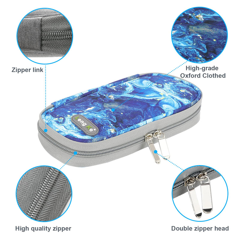 YOUSHARES Insulin Cooler Bag with 2 Ice Packs - Diabetic Bag for Diabetic Supplies Keep Supplies Safe and Cold, Diabetes Accessories Pen Cooler Box When Traveling (Quicksand Blue) Quicksand Blue - NewNest Australia