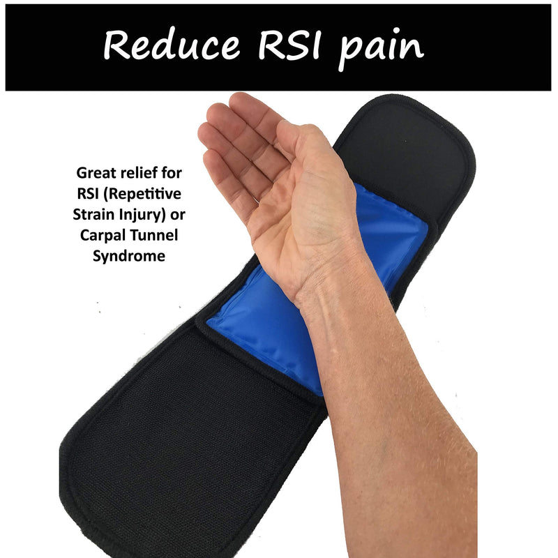 gr8ful® Gel Ice Pack | Sports Injuries, Pain & Swelling | Reusable Hot/Cold Therapy Wrap for Plantar Fasciitis, Sprains & Achilles Tendonitis (Foot, Ankle, Wrist & Elbow treatment) Adults or kids - NewNest Australia