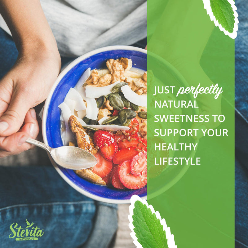 Stevita Organic Stevia - 16 oz - Stevia & Erythritol All-Natural Sweetener, No Calories - USDA Organic, Non-GMO, Vegan, Keto, Paleo, Gluten Free - 454 Servings 1 Pound (Pack of 1) - NewNest Australia