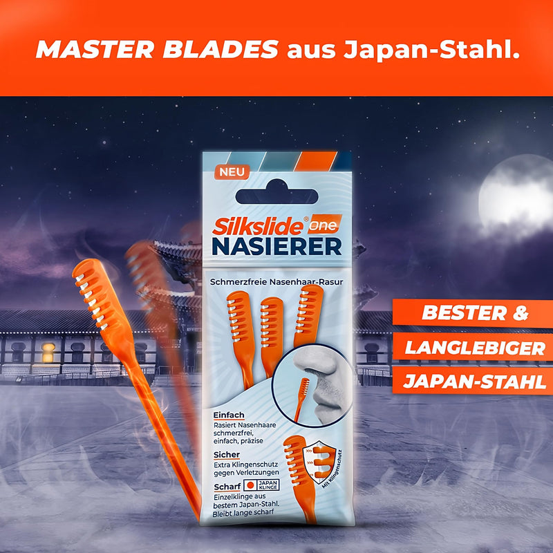 Silkslide Nose Hair Trimmer, Nose Trimmer, Nose Hair Razor For Men, Women With One Blade Known From Lion'S Den, Without Electricity, Hygienically Produced In D 3 Pieces - NewNest Australia