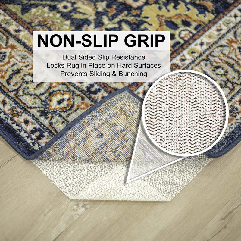 Mohawk Home Grip Lock Rug Gripper White 1' 6" x 2' 6" Rug Pad 1' 6" x 2' 6" - NewNest Australia