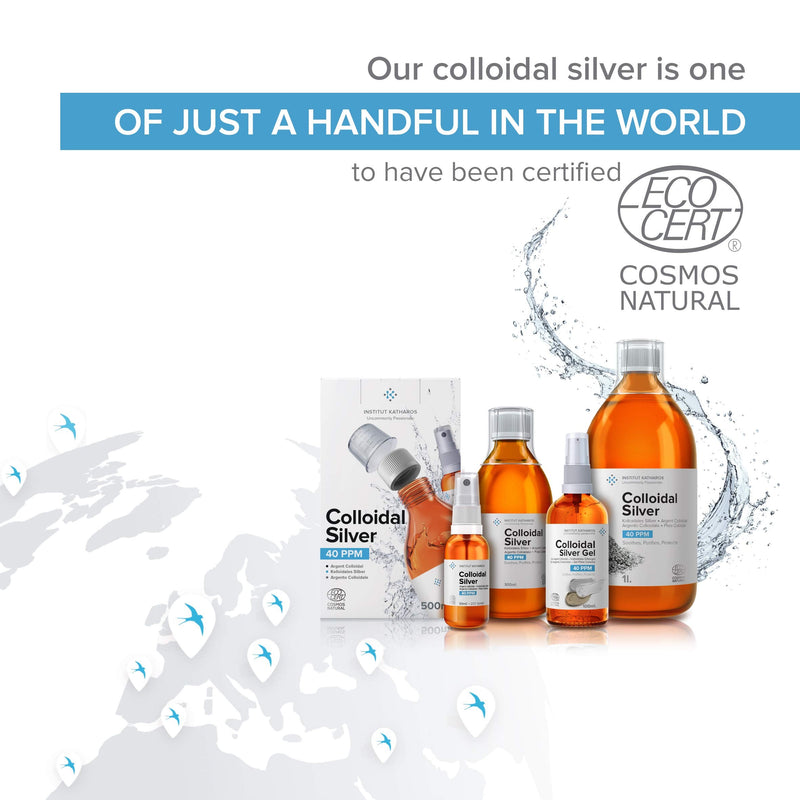 Premium Colloidal Silver Spray ● 40ppm 3.4 fl oz ● Optimal Concentration Formula, Smaller Particles, Better Results ● Laboratory Certified ● Liquid Silver with Free Spray Bottle to Fill & Ebook - NewNest Australia