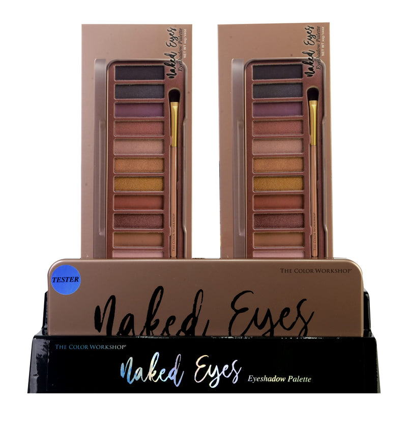 Essentials Naked Eyes - Eyeshadow Palette - Palette with 12 Natural Eyeshadow Shades, Professional Makeup Kit to Always Keep in Your Bag - Makeup Gift Set for Girls, Teenagers and Women - NewNest Australia