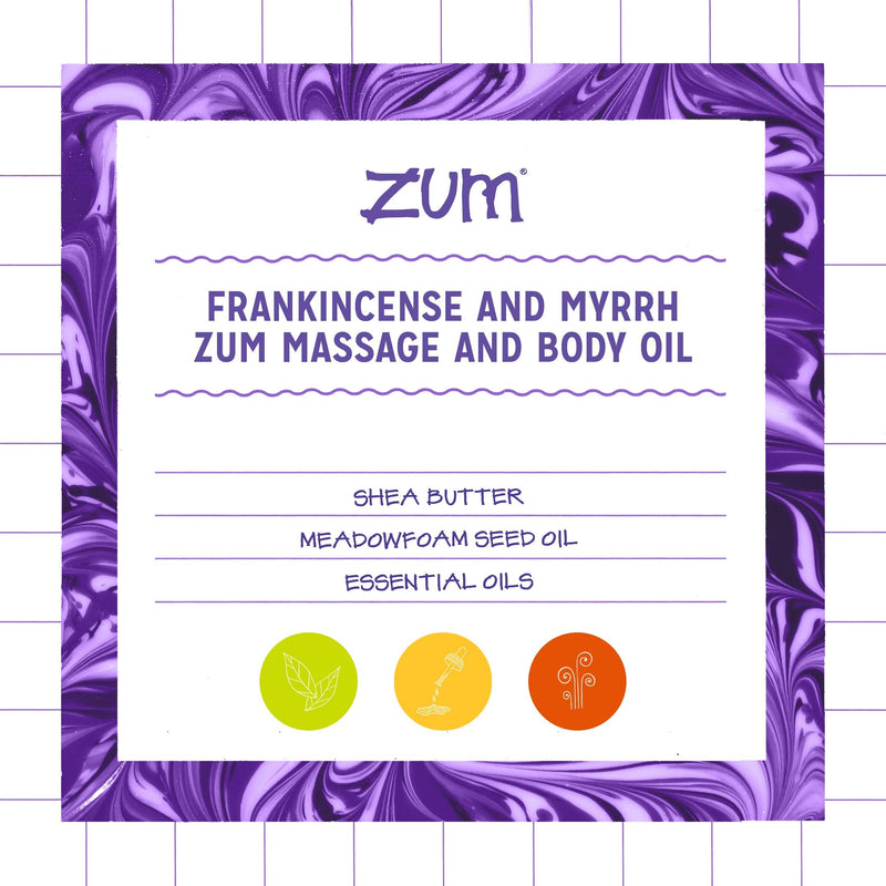 Zum Massage and Body Oil - Frankincense and Myrrh - 4 fl oz - NewNest Australia
