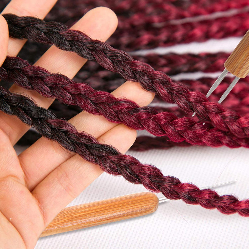8 Pcs Dreadlock Crochet Hook Tool, Braid Hair Dreadlocks Needle Weaving Crochet - NewNest Australia
