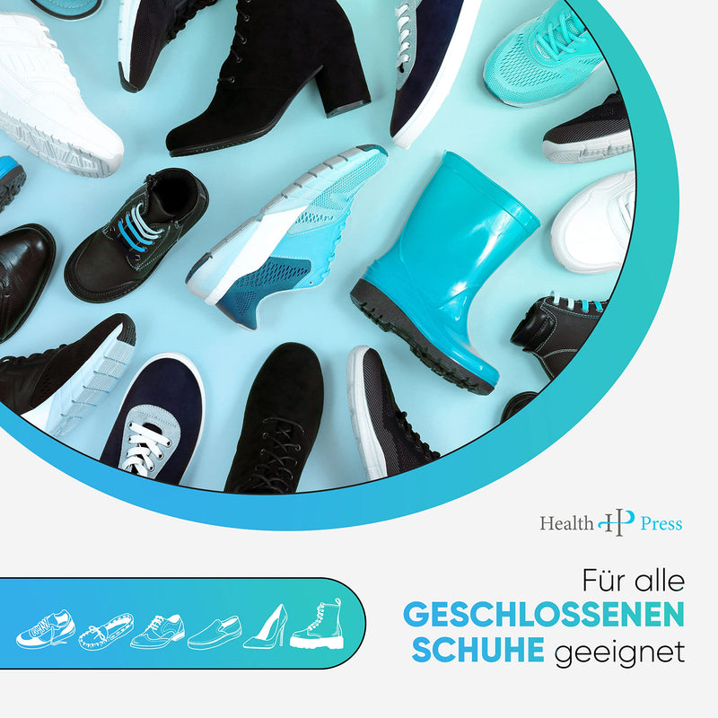 Heel cushion - Original Health Press gel insoles for shoes - 2 pairs of gel insoles in a set - Comfortable professional shoe insoles - Silicone heel pads - Heel cushions for women Blue Blue - NewNest Australia