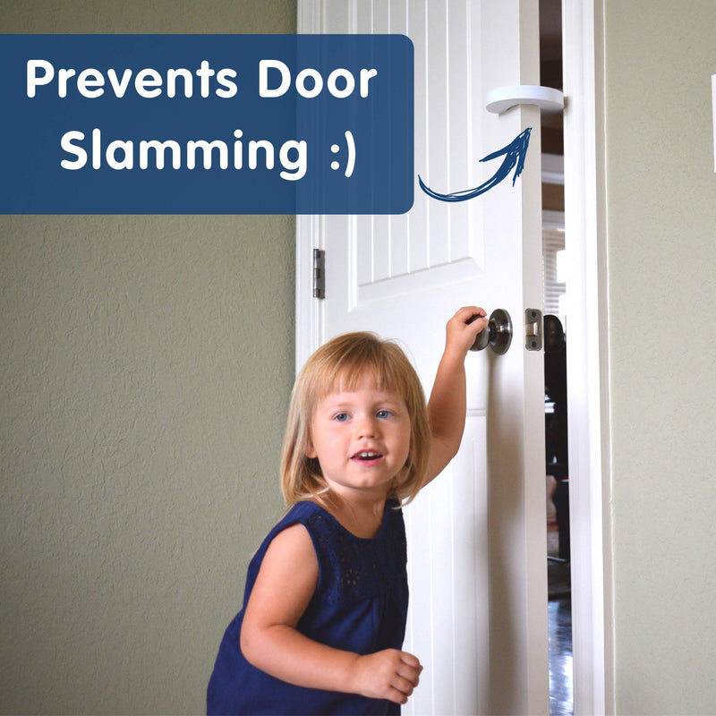 Wittle Door Pinch Guard - 4pk. Baby Proofing Doors Made Easy with Soft Yet Durable Foam Door Stopper. Prevents Finger Pinch Injuries, Slamming Doors, and Child or Pet from Getting Locked in Room 4 Pack - NewNest Australia