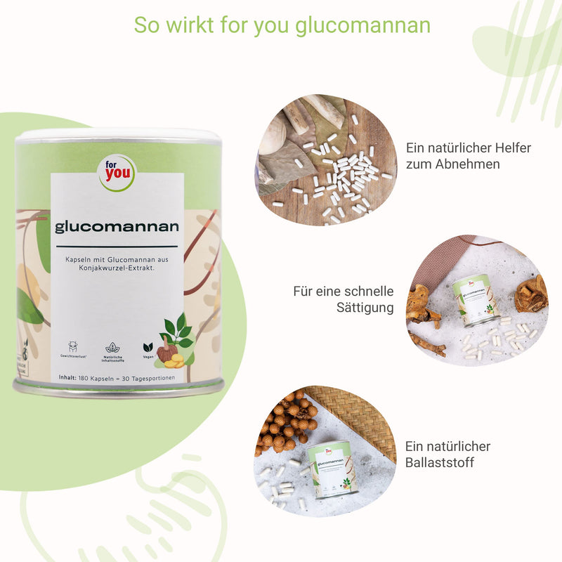 Glucomannan Capsules | 180 Capsules 3000Mg Per Daily Dose Glucomannan From Konjac Root Extract | With 95% Standardized Glucomannan Content | Saturation Capsules High Dose And Vegan - NewNest Australia