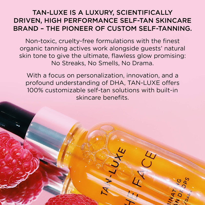 Tan Luxe THE BODY Fake Tan Drops, Medium (50 ml) Add Tanning Drops to Skin Care for Custom Body Tan, Cruelty Free & Vegan Light/Medium 50ml - NewNest Australia